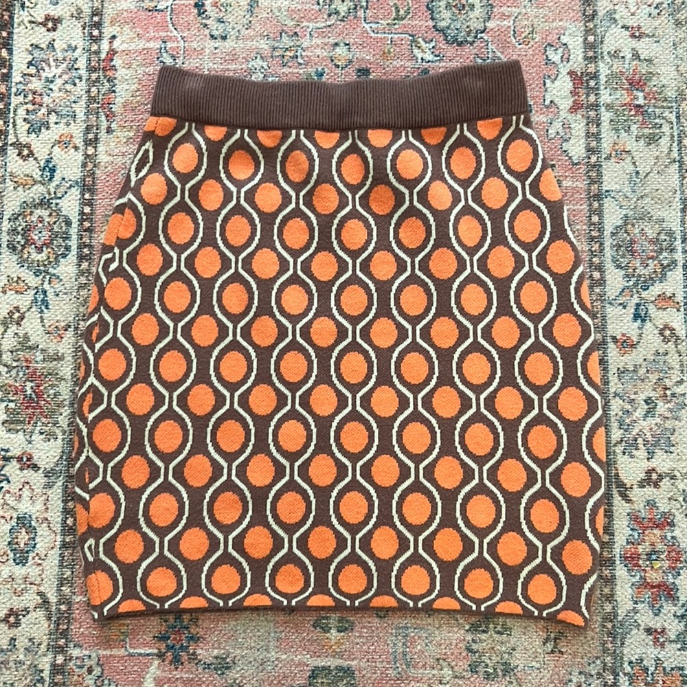 Princess Polly Funky Print Knit Fitted Skirt